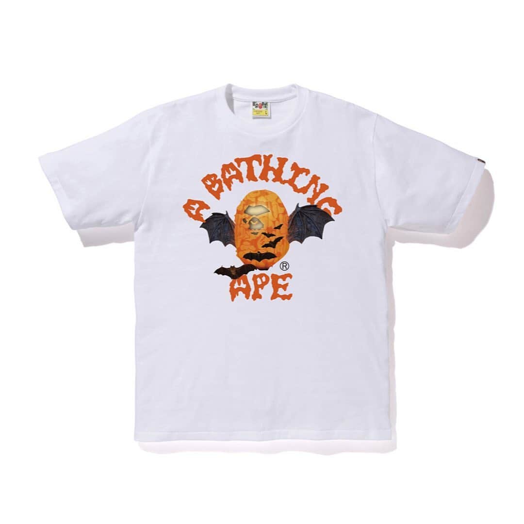 HYPEBEASTさんのインスタグラム写真 - (HYPEBEASTInstagram)「@hypebeaststyle: To celebrate Halloween, @bape_us will be releasing a special edition T-shirt capsule filled with ghoulish designs. The festive lineup is set to release this Saturday, October 19 at all BAPE retailers and online. Available in unisex sizes for around $64 USD, while kid’s tees are priced at $50 USD. ⁠⠀ Photo: BAPE」10月19日 7時30分 - hypebeast