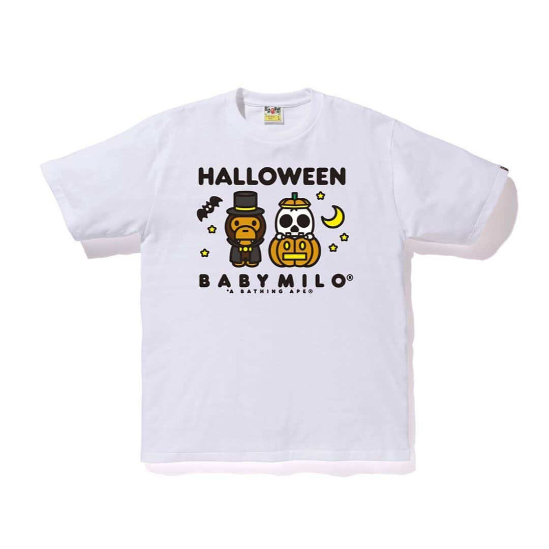 HYPEBEASTさんのインスタグラム写真 - (HYPEBEASTInstagram)「@hypebeaststyle: To celebrate Halloween, @bape_us will be releasing a special edition T-shirt capsule filled with ghoulish designs. The festive lineup is set to release this Saturday, October 19 at all BAPE retailers and online. Available in unisex sizes for around $64 USD, while kid’s tees are priced at $50 USD. ⁠⠀ Photo: BAPE」10月19日 7時30分 - hypebeast