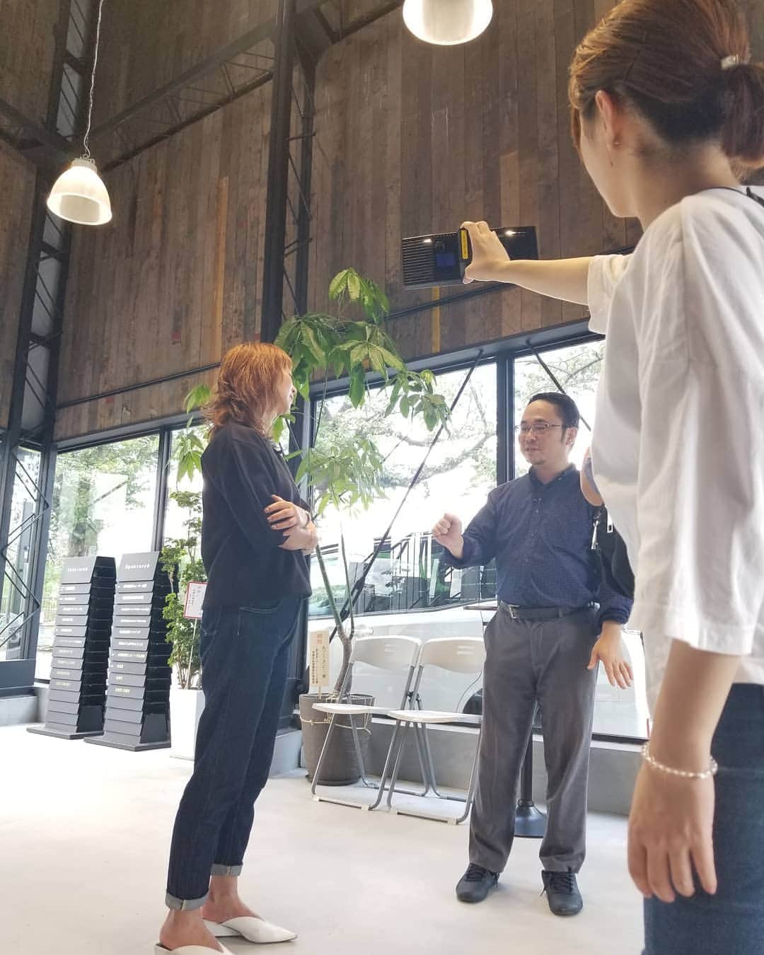 のインスタグラム：「谷口流々この後９時半から📺❇️今日ももちろん２本立て😊今朝は劇作家あごうさん‼」