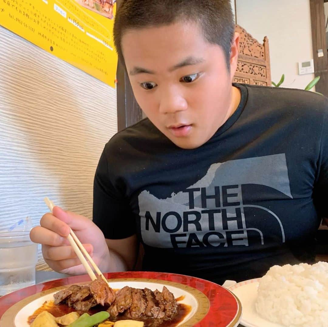 はなわさんのインスタグラム写真 はなわinstagram 佐賀県神埼市にある洋食 創作厨房 時代屋 家族みんなが大好きなお店 久しぶりに行きましたー お肉と大盛りご飯にテンション上がる龍ちゃん うんまっ しょうり君は ハンバ グ ママは海老ドリア