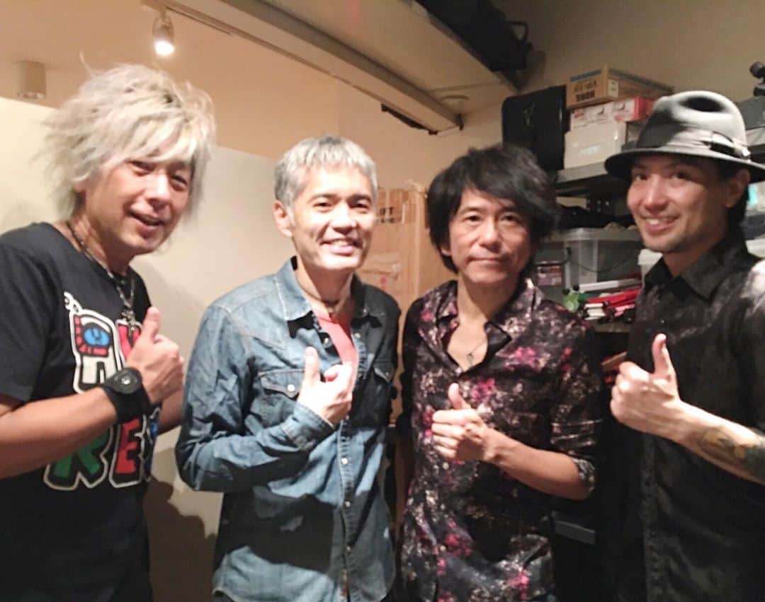 JIGEN さんのインスタグラム写真 - (JIGEN Instagram)「昨夜は米川英之さんのライブに初参加！米川さん(Gt,Vo)、新澤健一郎さん(Key)、Cherryさん(Dr)との演奏は最高に楽しくて、ベース弾きながらニヤニヤが止まらない、素晴らしい時間でした！本当にありがとうございます！」10月19日 10時47分 - jigen_momonashi