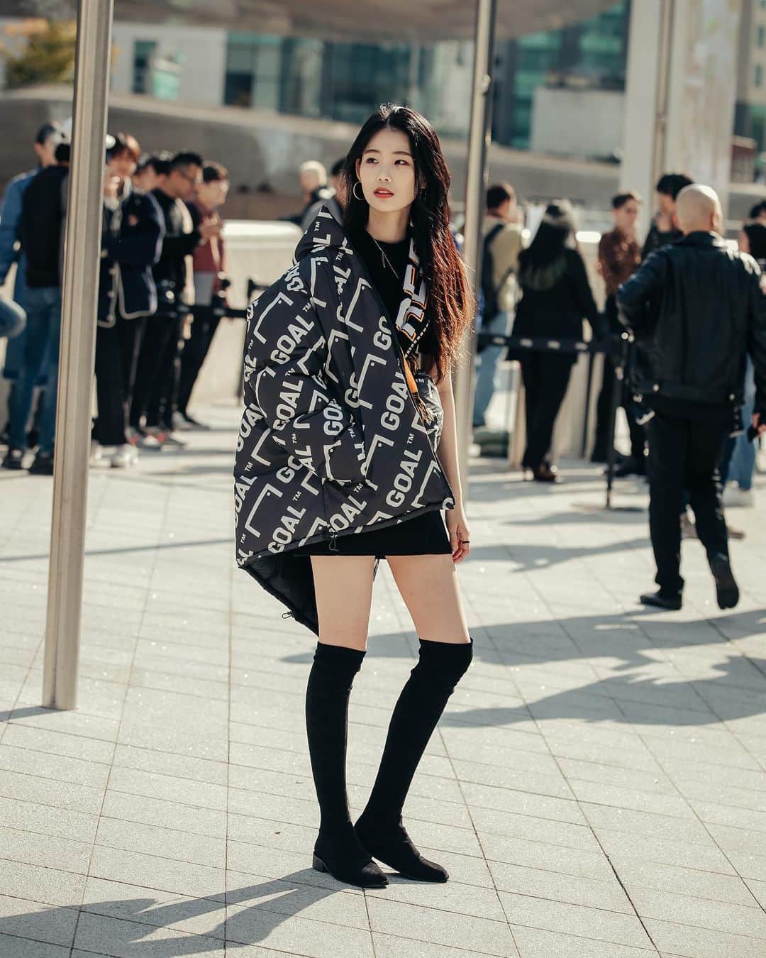 가로수길 , Seoulのインスタグラム：「SFW Street Fashion Style Thx @hye._.em 🔥🔥 모델 김혜연」
