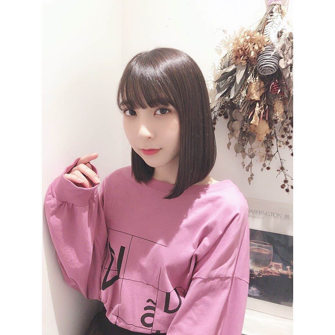 松岡菜摘のインスタグラム：「. . 美容室行ってきた☺︎ . #haircolor」