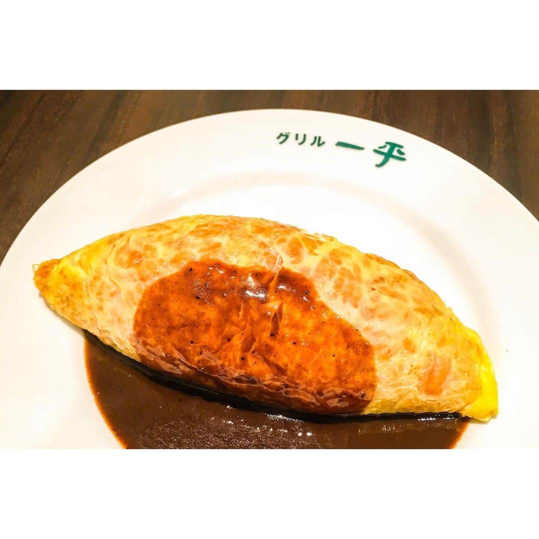 のインスタグラム：「2019.10.18 Kobe #オムライス #ヘレビーフカツレツ #ビフカツ #グリル一平」