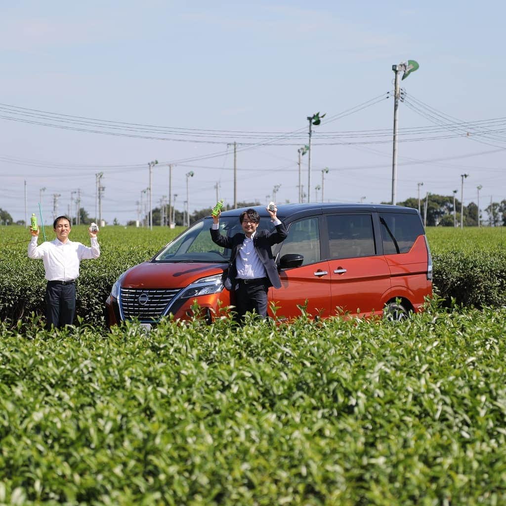 日産自動車さんのインスタグラム写真 - (日産自動車Instagram)「【 #OnigiriAction 】#日産セレナ とともにおにぎりアクションを応援している伊藤園さんの #おーいお茶 。 茶葉が栽培されている静岡県のお茶畑に #日産ベア が訪問しました！ おにぎりと相性抜群の「お〜いお茶」と一緒にお出かけしませんか？  おにぎりアクションについては、ストーリーズのリンク先よりご確認ください。  #家族史上最高のおでかけ #日産 #nissan #ニッサン #nissanjapan #🚗 #5523」10月19日 15時26分 - nissanjapan