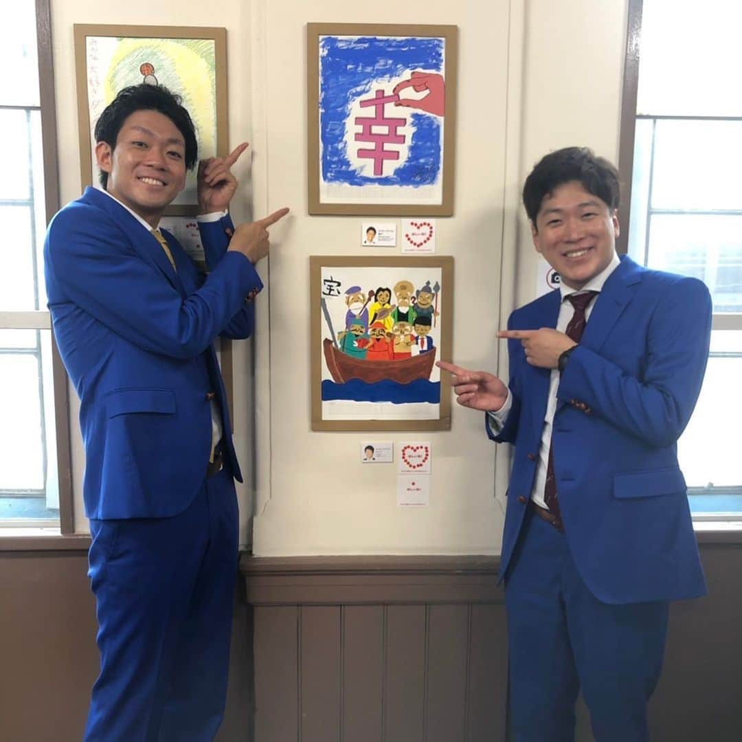 皆川勇気さんのインスタグラム写真 - (皆川勇気Instagram)「‪京都国際映画祭、是非アートも観にいらしてください！‬ ‪みんな個性的です！！‬ ‪はじりくんの絵の才能が爆発してました！‬ ‪#八福神‬ #七福神に新メンバー加入」10月19日 15時48分 - yuuki_minagawa
