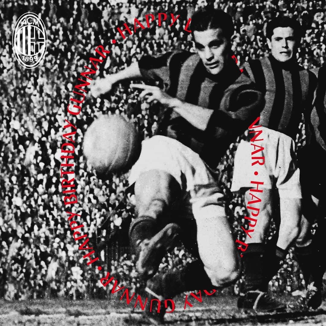 ACミランさんのインスタグラム写真 - (ACミランInstagram)「#OnThisDay our all-time top goalscorer, Gunnar Nordahl, would have turned 98! 🔴⚫ #SempreMilan」10月19日 20時00分 - acmilan
