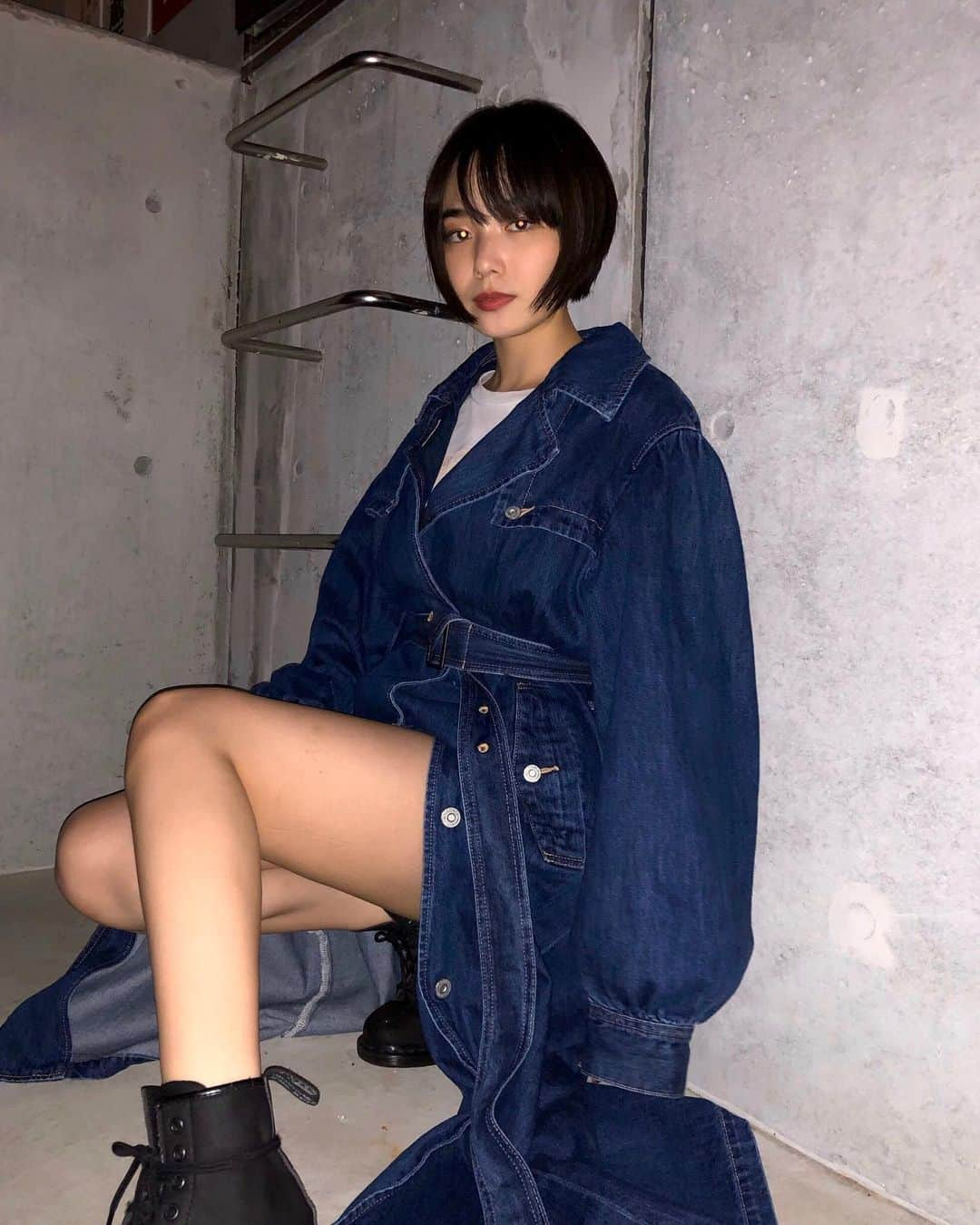 Mikako さんのインスタグラム写真 - (Mikako Instagram)「きょう　#moussy #drmartens」10月19日 20時25分 - mikako_faky