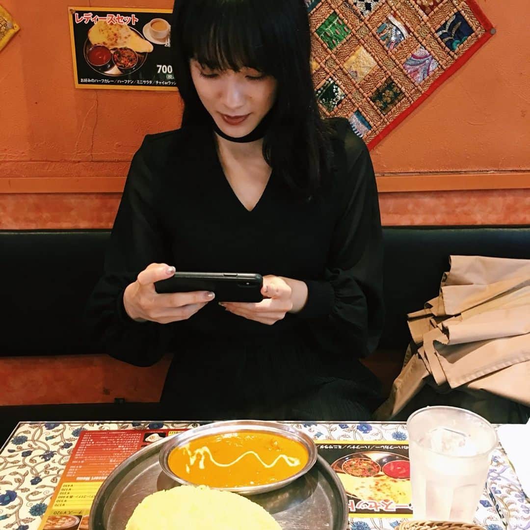 沙田瑞紀さんのインスタグラム写真 - (沙田瑞紀Instagram)「ひっさしぶりにみねほに会えたよ 元気そうでよかった〜天使みたいにやさしいひと👼🌷🥰. ナンがとても熱かった...🥐🧚‍♂️」10月19日 21時17分 - mizuki_masuda