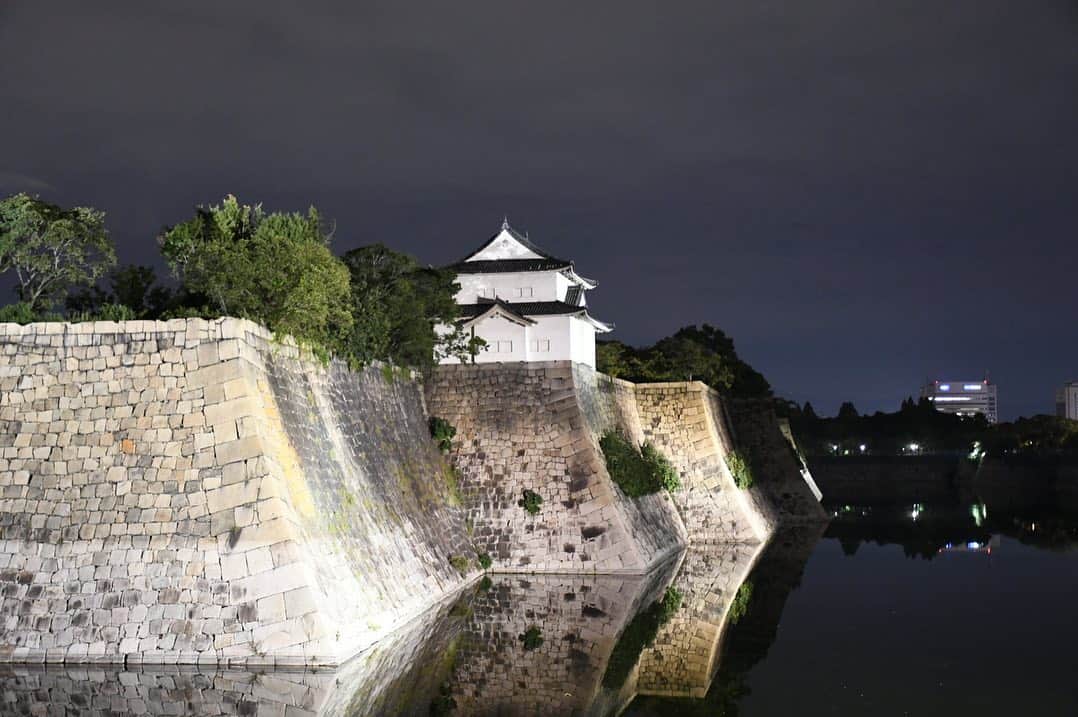 きゃっするひとみーさんのインスタグラム写真 - (きゃっするひとみーInstagram)「. 大阪城の大手門 ✖︎ きゃっするひとみー . 夜もまたいいんですよね。大阪城。 . よく間違われるけど、きゃっするひとみーはひらがなです🥰 . 大阪城出没は多い時で週5🏯 . 大阪城の石垣にどはまりし、全国のお城を走りにも行ってます😍 . #大阪城 #姫路城 #明石城 #尼崎城 #丸亀城 #唐津城 #福岡城 #駿府城 #浜松城 #名古屋城 #敦賀城 #和歌山城 #二条城 #江戸城 #長浜城 #久能山東照宮 #岩崎城  最近の城巡りでいったとこ🏯 . 過去ポストにたくさんあるのでみてください🥰まだまだいきたいとこばっかりですし、ここは行っとけ！ってとこあれば教えてください😍✨ . #キャッスルランナー  #castlerunner #城巡り#マラソン #marathon #osakacastle #osaka」10月19日 22時21分 - takaxjumppp