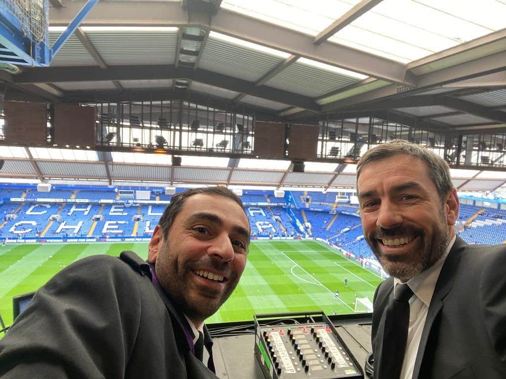 ロベール・ピレスのインスタグラム：「Ready for Chelsea Vs Newcastle @canalplus」