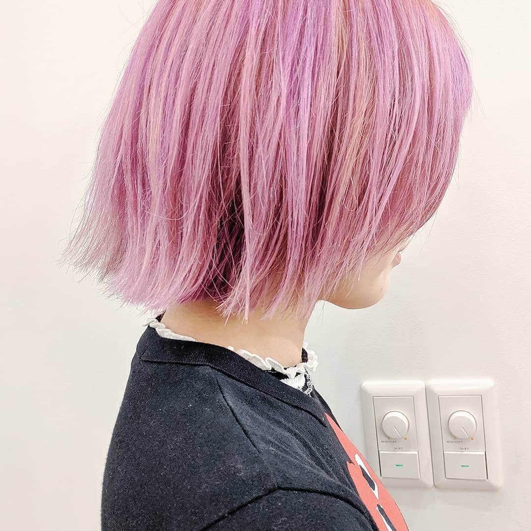 時田健太さんのインスタグラム写真 - (時田健太Instagram)「pinkcolor！  ケアブリーチからのカラーミューズでの塗布！」10月19日 22時56分 - tokikenta