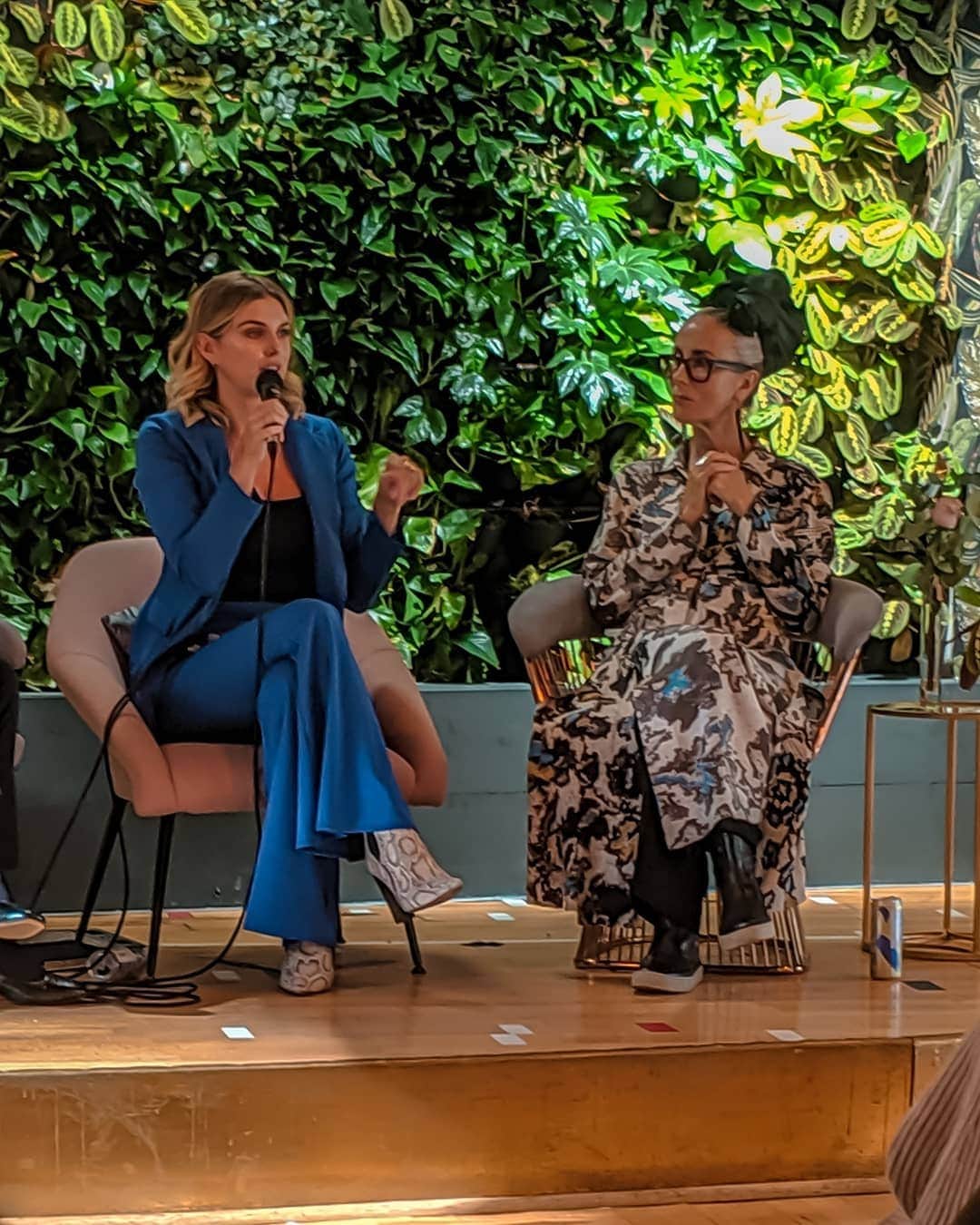 Ashley Jamesさんのインスタグラム写真 - (Ashley JamesInstagram)「Absolutely loved talking about body confidence, and learning to be comfortable in the skin you're in at @lingeriefrancaise today alongside the incredibly inspirational Caryn Franklin. 💙👙 I love getting to take part in these talks and getting to share my experiences and learnings, but today was especially great as I learnt so much from @franklinonfashion, which I'll try to tell you about later (I'm popping to an exhibition about anxiety) but I'd definitely recommend following her.✨ For anyone struggling with body image, make sure you clean out your insta-feed and only follow people who make you feel good about yourself. I'd also recommend @girlgaze, who allow us to see beautiful bodies from the female gaze. ❤️ My suit is from my own collection with @littlemistressuk and is made out of recycled plastic bottles. 💙 #FrenchLingerieLoft #LingerieFrancaise I'm look」10月19日 23時42分 - ashleylouisejames