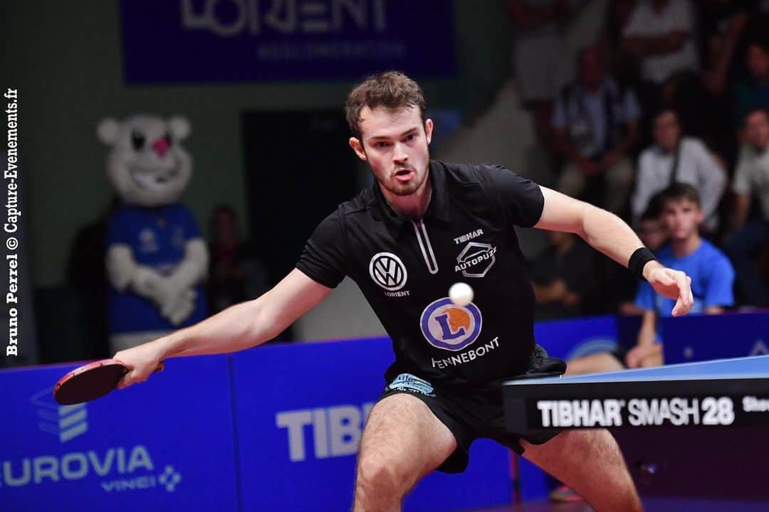 サム・ウォーカーのインスタグラム：「Had a good few days training after a close loss to Düsseldorf in the Champions League! Back to Pro A on Monday against Villeneuve 💪🏻🏓」