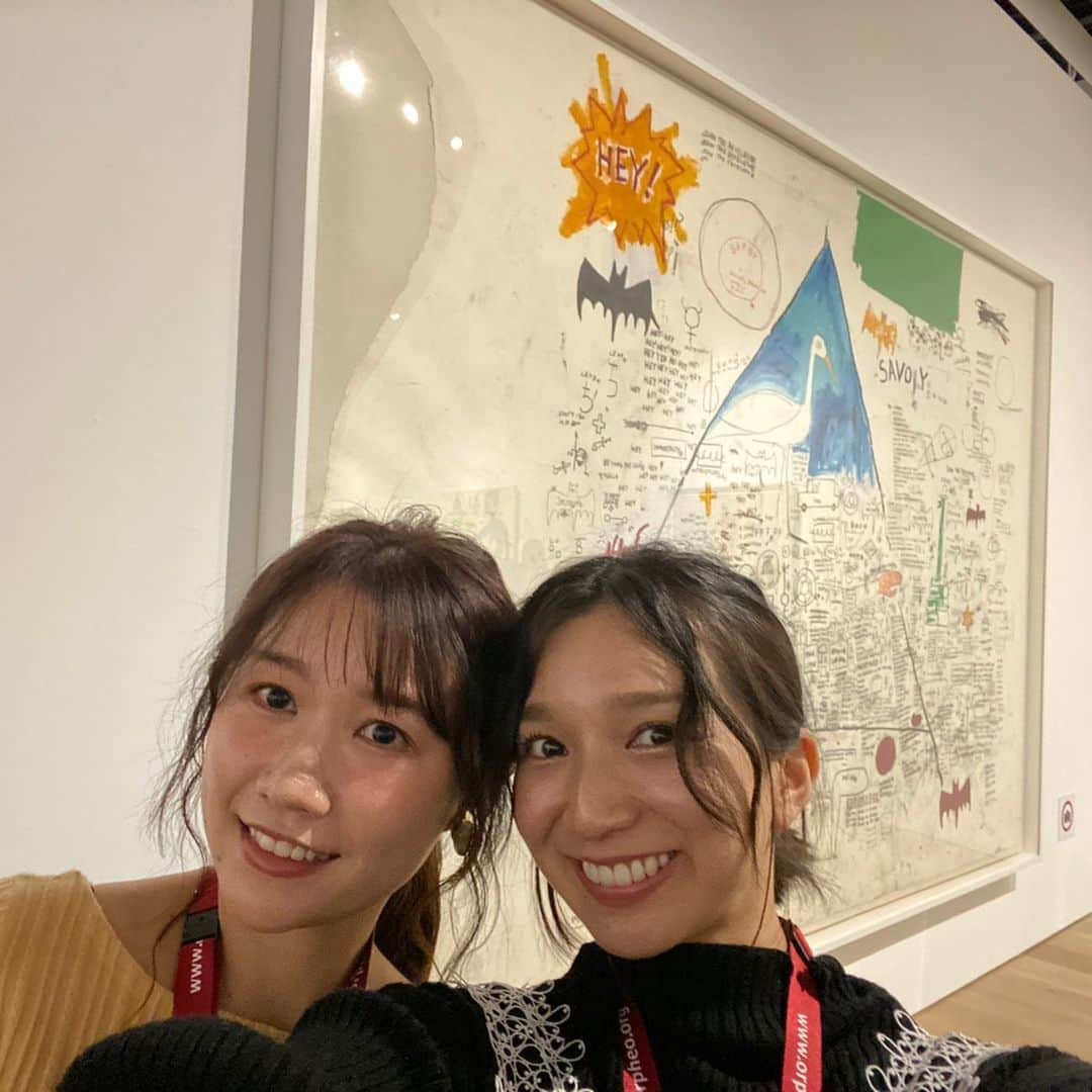 芹那さんのインスタグラム写真 - (芹那Instagram)「バスキア展へ With @cindy.cinderella  デビュー前にCinちゃんに、 ねーねープリンセス好き❓って話しかけられたのずっと覚えてる❣️全然好きじゃなかったから話盛り上げれなかったけど笑今こうしてお出かけできて、面白いことお互いの感性で語り合えて楽しい❤️❤️❤️」11月17日 23時12分 - serinaofficial