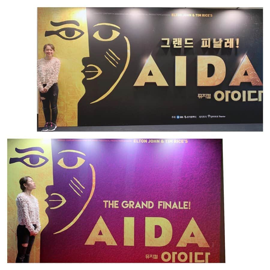 ソニンさんのインスタグラム写真 - (ソニンInstagram)「. 4本目は #アイーダ #아이다 #AIDA 初日を拝見しました！ 今回、作品達の千秋楽と初日が重なった時期でして、ラッキーな事に好きな女優さん達のパフォーマンスを短期間で観れて嬉しかった❣️ 主役の#ユンゴンジュ さん #윤공주 배우님 は5年前に拝見したマルグリット！アイーダ、凄まじい役ですね…ヴォーカル、流石でした😳✨ そして大好きな #チョンソナ さん #정선아 배우님 コンスタンツェとローレンのオリジナルキャストで共通点も多く、彼女の唯一無二の歌声は個性もありスキルもただならないし、そしてお美しい❤️素晴らしいアムネリスでした🥺✨ ラダメス役の役者さんがえらい歌が上手でたまげました😳#キムウヒョン さん#김우형 배우님 「星のさだめ」極上でした✨ 素晴らしい初日公演でした㊗️👏 . 5回上演されているのは韓国だけだそうです、 改めて長いこと愛されている魅力を感じたし、 アイーダ役、とても技量の必要な役ですが演じられるようになりたいと感じた観劇でもありました。 . 続く #뮤지컬 #한국뮤지컬 #뮤지컬아이다」11月18日 0時23分 - sonim_official