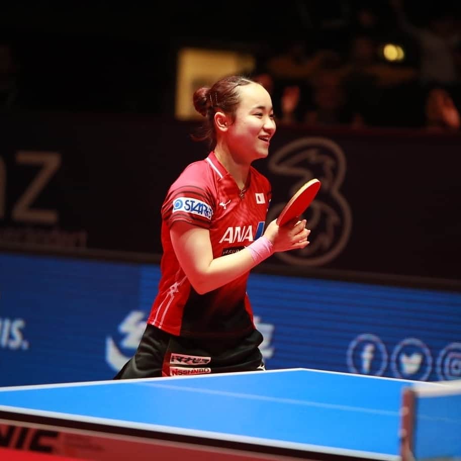 のインスタグラム：「🇯🇵Mima Ito DOES IT😍  #Congratulations to the #ITTFWorldTour #2019AustrianOpen Women's Singles winner 🥇」