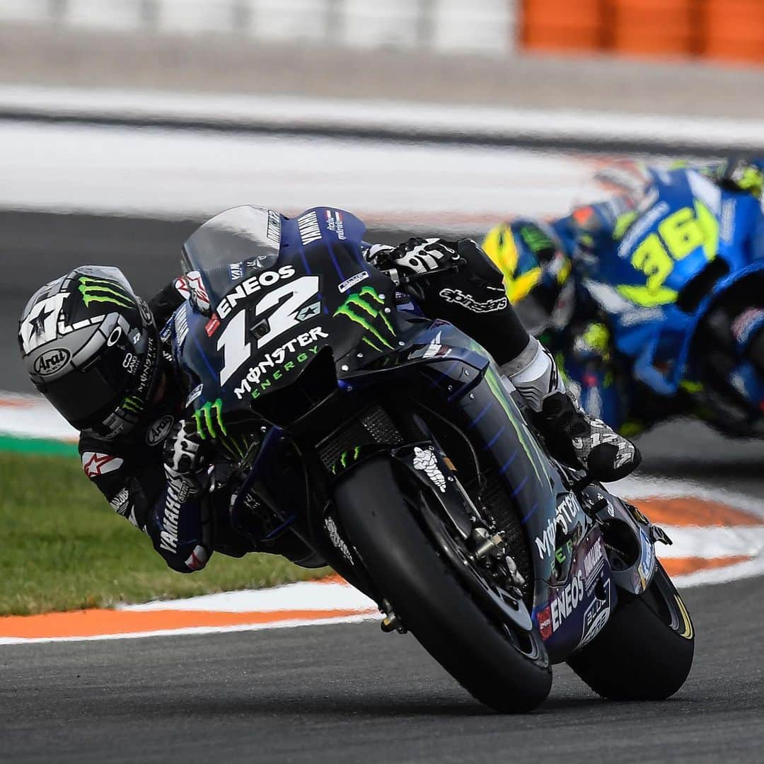 YamahaMotoGPさんのインスタグラム写真 - (YamahaMotoGPInstagram)「@maverick12official rode a calculated race, staying close to his biggest rival in the championship standings. He finished 6th,and earned 3rd in the overall rider rankings. . . #MonsterYamaha | #MotoGP | #ValenciaGP | #MonsterEnergy | #12gang | #MV12」11月18日 2時53分 - yamahamotogp