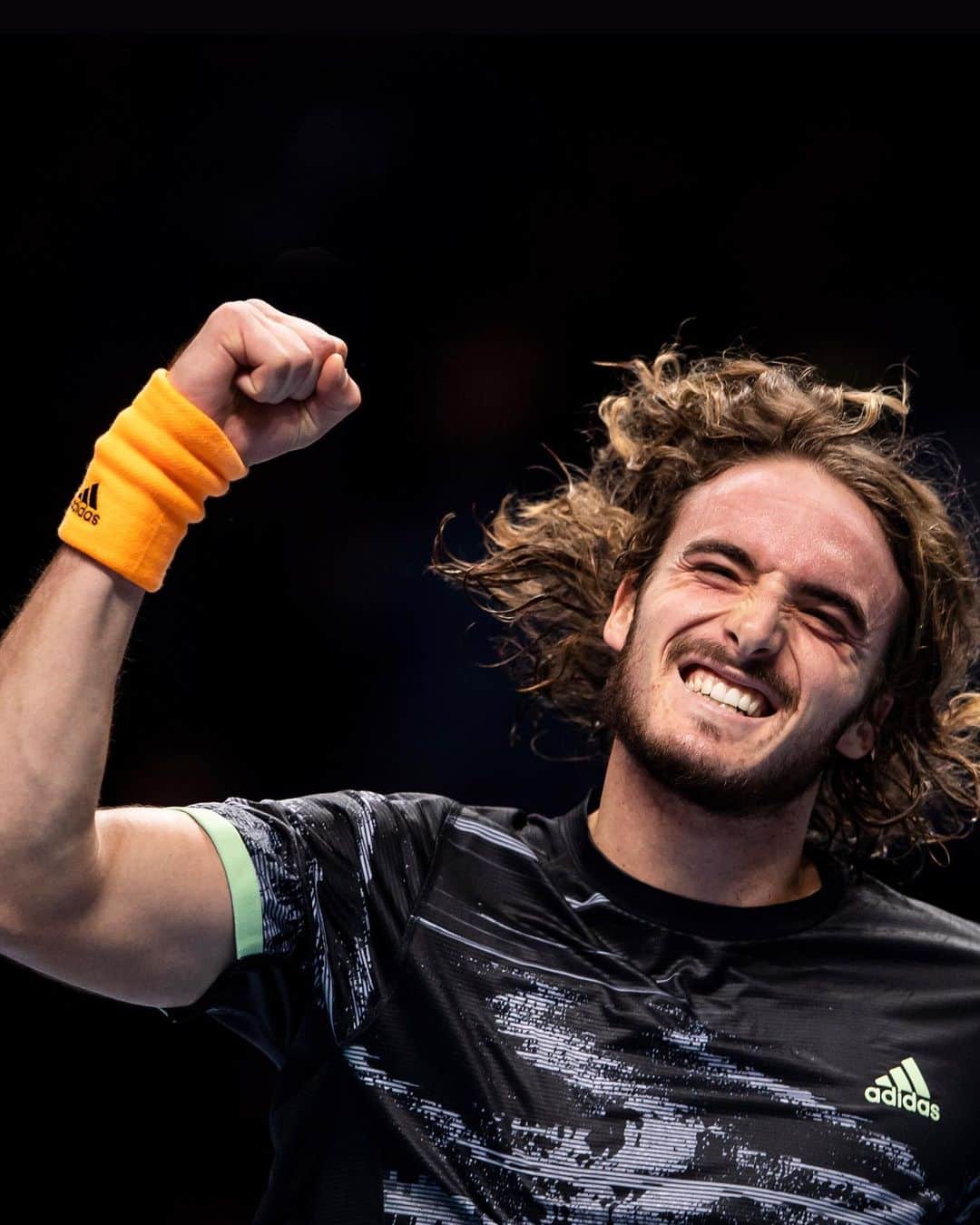 adidasさんのインスタグラム写真 - (adidasInstagram)「There’s nothing more powerful than believing in yourself.⁣ ⁣ At age 6, Stefanos Tsitsipas started taking tennis lessons. By 17, he became world junior number one. Now, at just 21 years old, he is living out his dream winning the biggest title of his career. #HereToCreate」11月18日 5時51分 - adidas