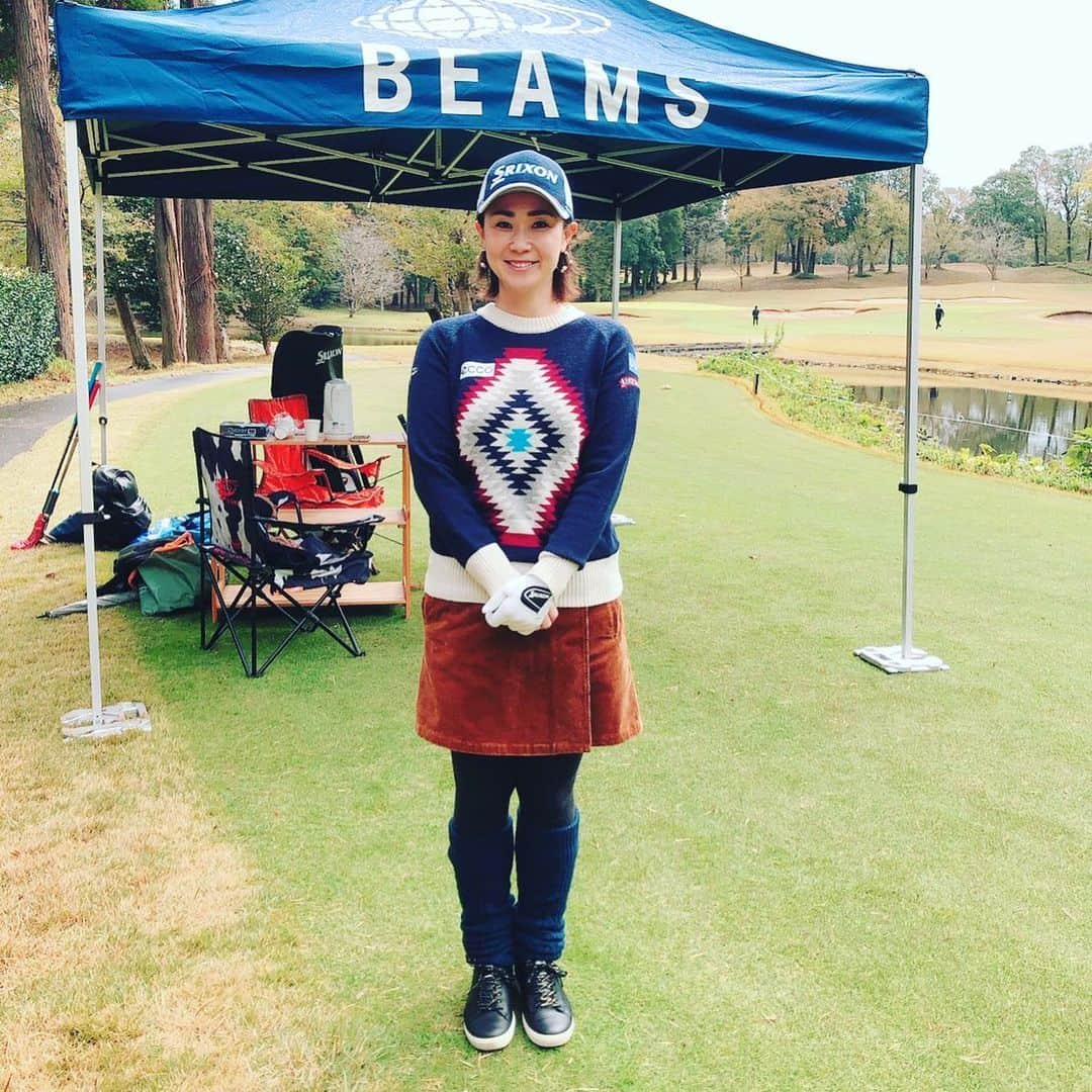 古閑美保さんのインスタグラム写真 - (古閑美保Instagram)「お仕事 #ニアピン対決 #beamsgolf」11月14日 9時33分 - kogamihokogamiho