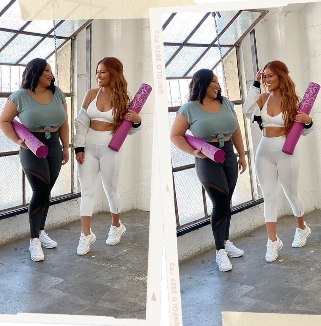 ジェシカ・バーチアーガのインスタグラム：「Real candid iPhone moments 💘  Monday was a very special day for me! I had my first photoshoot for my new lifestyle fitness collection! In addition, another element that made this day extra special for me was the fact that I was able to share this moment with my childhood best friend @amiee_elizabeth!  It was so nice to reconnect and share our own personal journey’s.  I absolutely can’t wait to share my stories with you as well as hear all of yours too! We all go through different experiences and trials that mold us into the person we are today, but having a strong support system can make things just a little bit easier along the way.  @studiob.la」