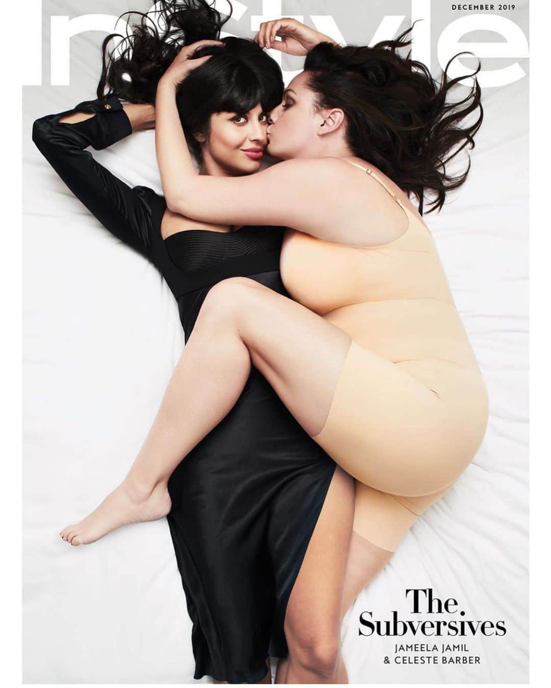 セレステ・バーバーのインスタグラム：「If you’re not on the cover of @instylemagazine in spanx trying to make out with @jameelajamilofficial, did it even happen?!?」