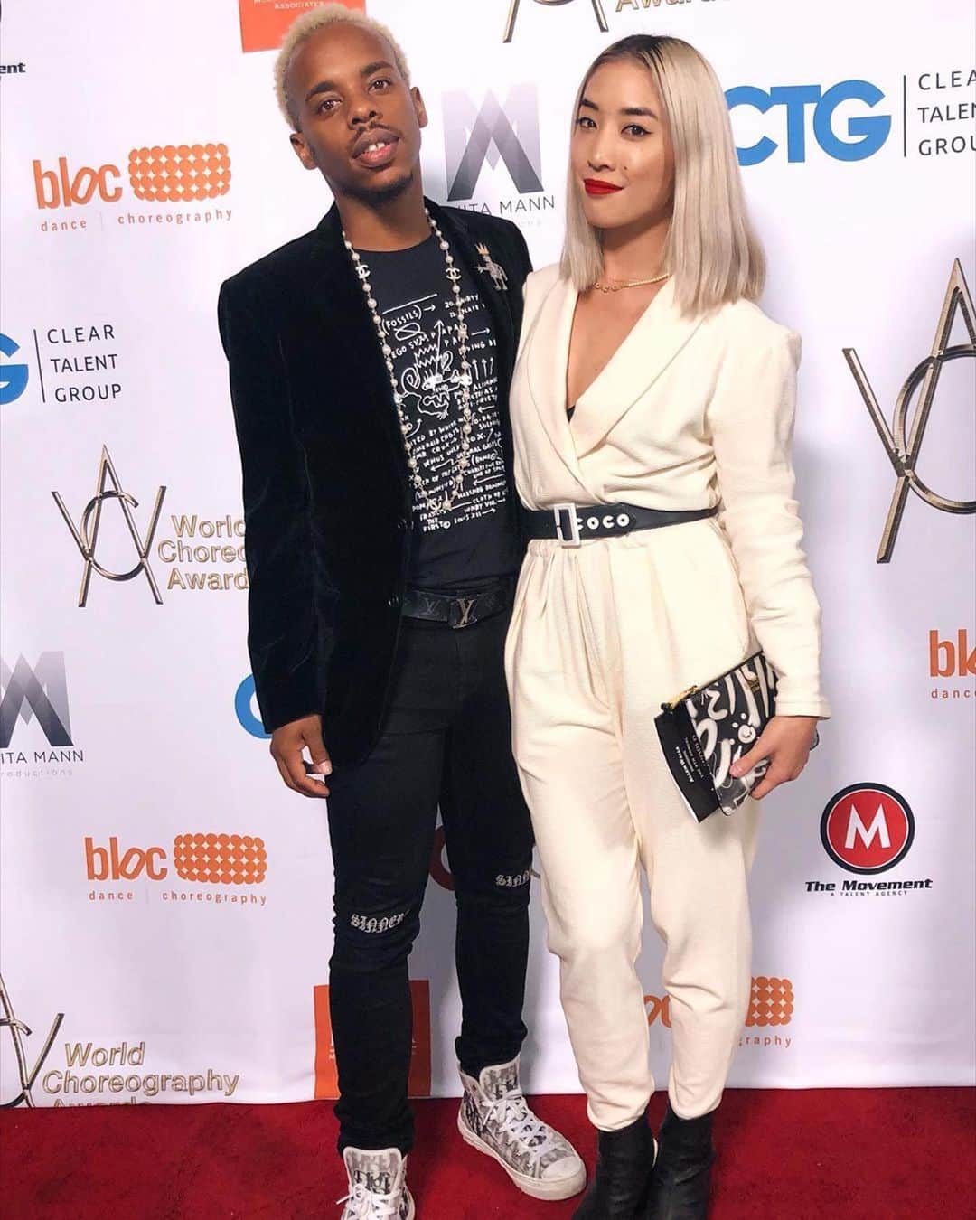 Lil Buckのインスタグラム：「At the @worldchoreographyawards with my @aishimatsu ❤️ Congrats @mylesyachts on your nomination Cuzzo!!! Nominated for Best Content. #theworldchoreographyawards #digitalcontent」