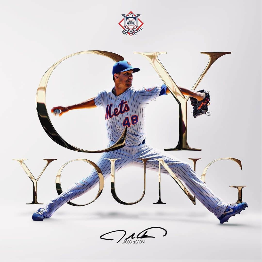 MLBさんのインスタグラム写真 - (MLBInstagram)「The NL Cy Young once again belongs to Jacob deGrom.」11月14日 8時20分 - mlb