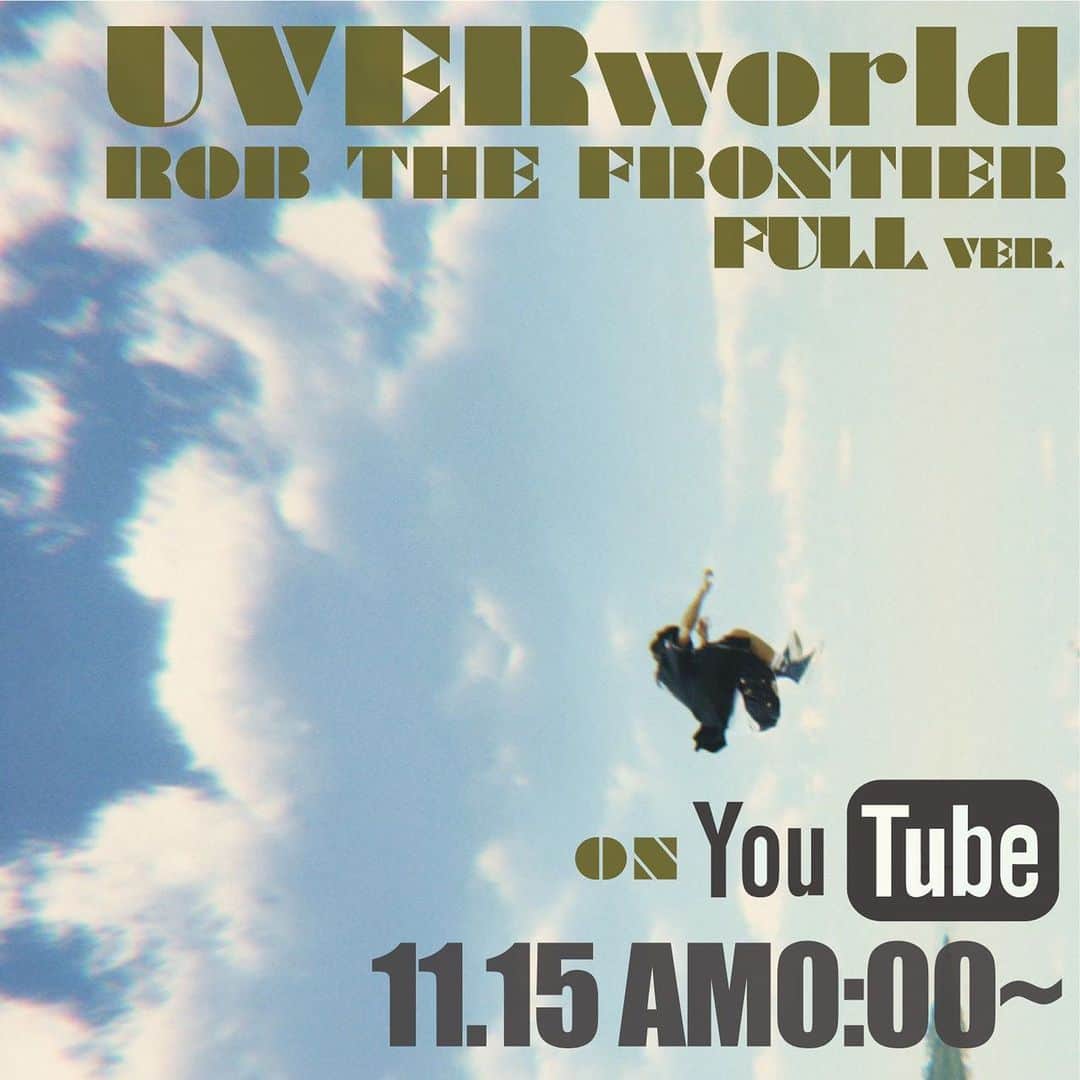 UVERworld【公式】さんのインスタグラム写真 - (UVERworld【公式】Instagram)「UVERworld 「ROB THE FRONTIER」 Music video full ver.公開 https://youtu.be/vG4aY5ocnlg  #uverworld」11月14日 19時20分 - uverworld_official