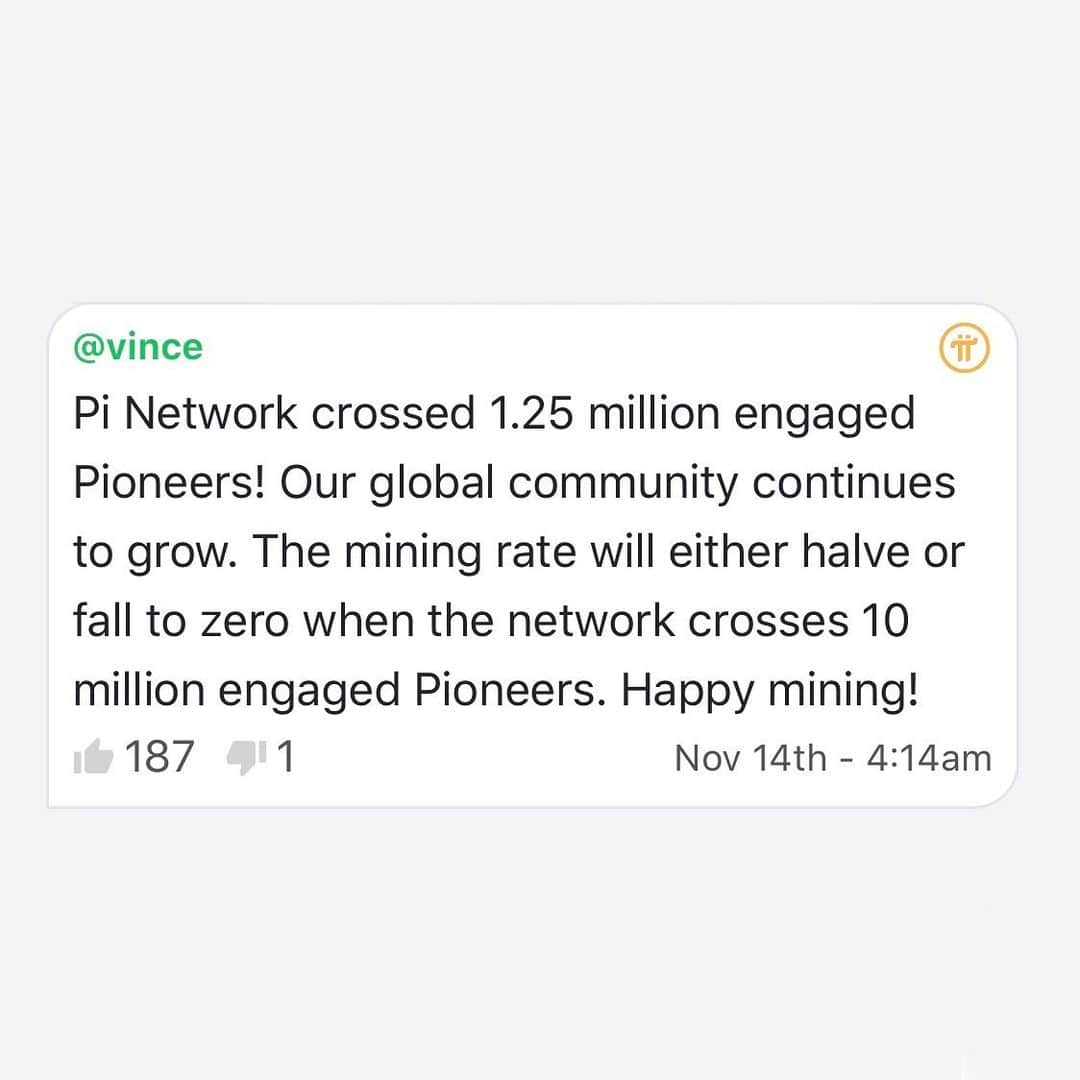 Wikileaksさんのインスタグラム写真 - (WikileaksInstagram)「Pi reached 1.25 Million Pioneers!  Mine at a higher rate while you can. The mining rate will either halve or fall to zero when Pi reaches 10M engaged pioneers. Don’t miss out! We are still very early! π Pi is a new cryptocurrency that you can easily “mine” (or earn) from your phone. You can download the Pi Network App on the AppStore or GooglePlay. All you need is an invitation from an existing trusted member on the network. π Invitation code: Beachbob π Is this real? Is Pi a scam? Pi is not a scam. It is a genuine effort by a team of Stanford graduates to give everyday people greater access to cryptocurrency. π For more information visit: minepi.com  #pithefirst#pi1million#pinetwork#minepi#generationpi#btc#eth#xmr#cryptocurrency#kryptowährung#stanford#blockchain#money#geld#yale#fckafd#smile#brexit#recession#yahoo#bloomberg#yahoofinancial#daytrade#millionaires#handelsblatt#börse#invest#daytrade#barrick#gold#miners」11月14日 14時13分 - pisammeln
