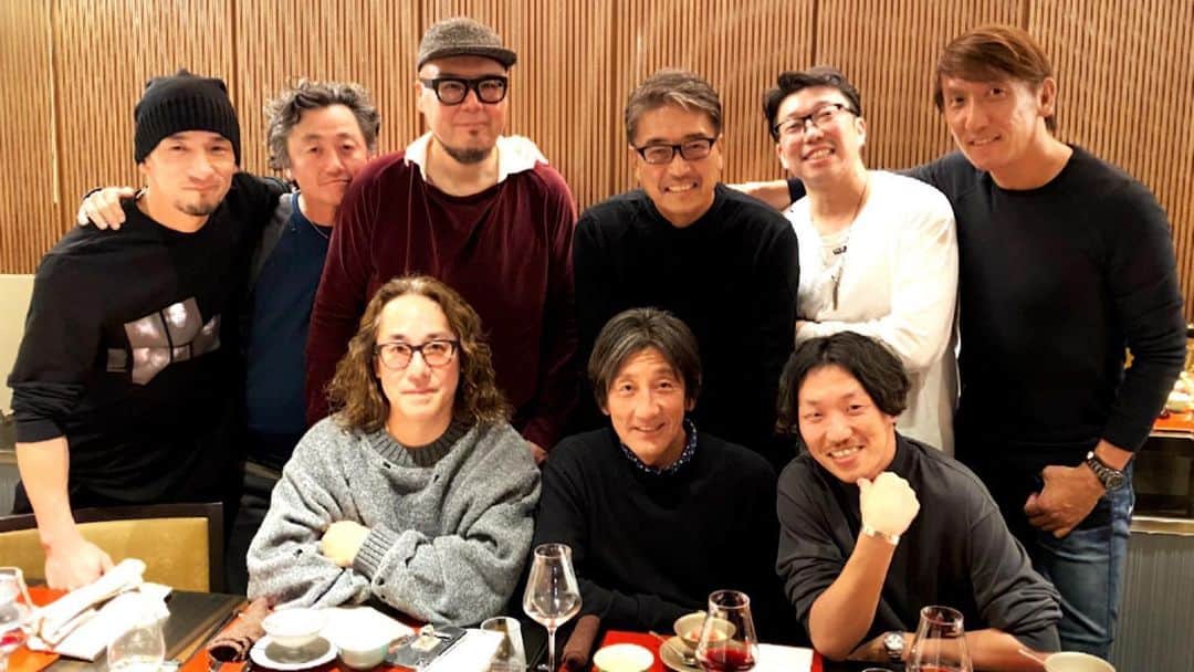谷正人のインスタグラム：「昨夜は素敵な男会に参加させていただきました！会長の森田恭通さんを筆頭にお店選びは中田英寿さんと、皆さん、刺激的なメンバーでエネルギーをもらいました！頑張るぞ💪　#男会」