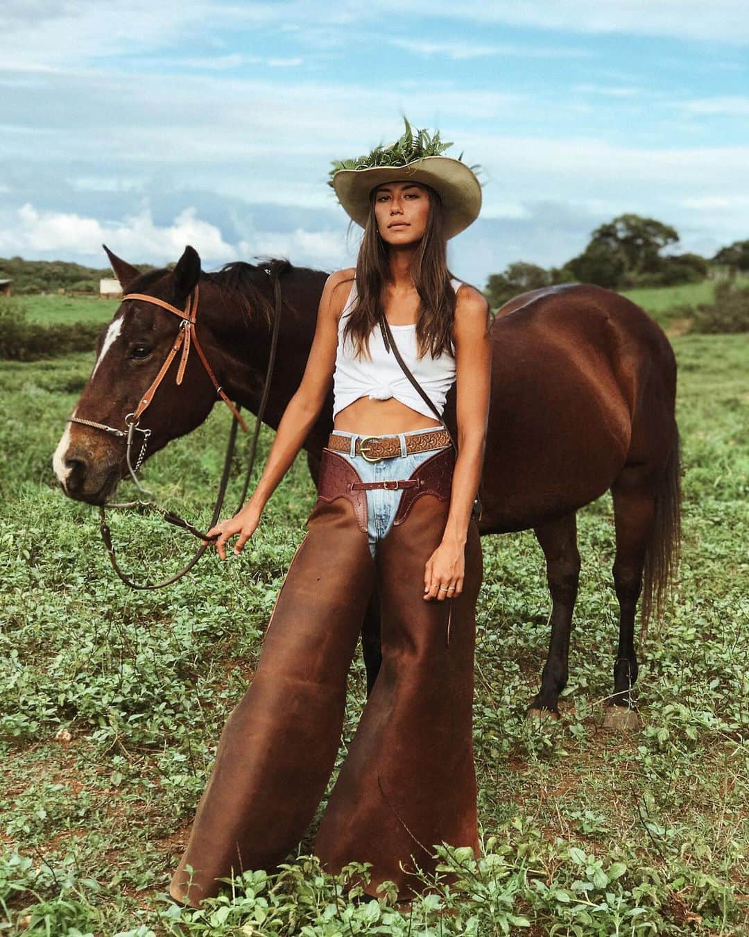 のインスタグラム：「My side kick🐴💕 @saltywestern」