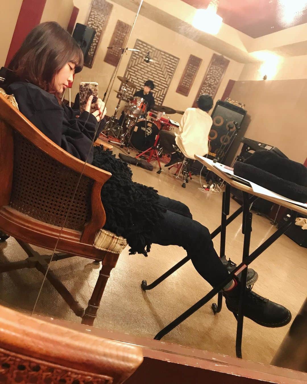 Yun chiのインスタグラム：「Recording…Ienai」