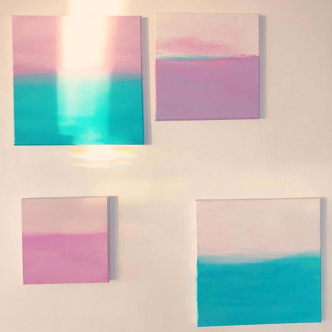 山崎美弥子さんのインスタグラム写真 - (山崎美弥子Instagram)「Paintings of Ocean and Sky  海と空の絵たち。」11月14日 16時16分 - miyakoyamazaki