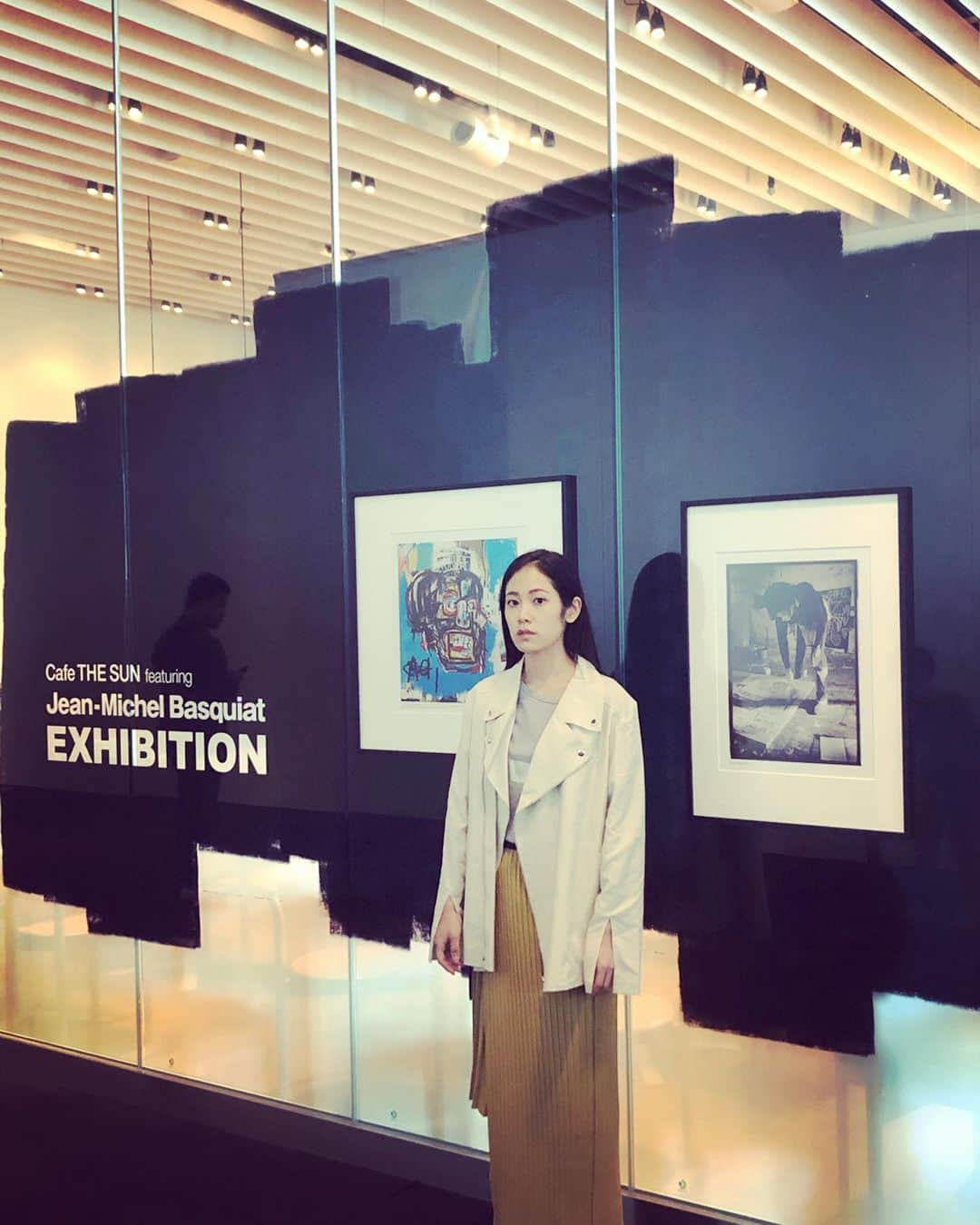 阿部純子さんのインスタグラム写真 - (阿部純子Instagram)「#バスキア展 へ行きました！ ・ 三枚目は、バスキア本人の写真だよっ」11月14日 18時21分 - junkoabe_official