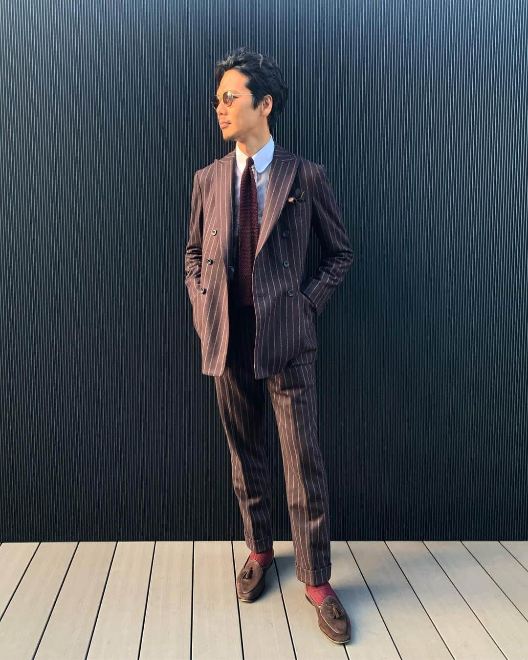 Shuhei Nishiguchiさんのインスタグラム写真 - (Shuhei NishiguchiInstagram)「"At dusk" ・ Ph. @takumi_oshima ・ Tap for Brands ・ #richardjames #richardjamesjp #savilerow #instafashion #picoftheday #mensstreetstyle #follow #sartorial #sartoriale #dapper #trend #influence #gentleman #bestoftheday #vintagestyle #vintagewear #spezzatura #ootd #outfitmen」11月14日 20時15分 - shuhei_nishiguchi