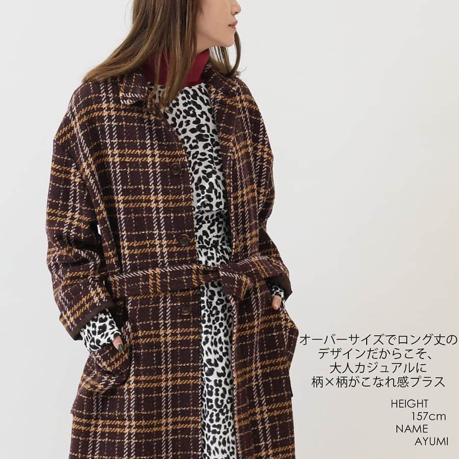 のインスタグラム：「<JOURNAL STANDARD Outer Collection> "Winter, Shminter" your special 1 outer encounter.  いよいよ、寒さが厳しくなるシーズン到来。 ジャーナルスタンダードが厳選するアウターには、機能性も抜群でお洒落なアイテムがずらり！ 一度使ってみれば、その優秀さに手放せなくなるはず。 【ネップチェックロングコート】 coat ¥42,000+tax code:19020400140030  #journalstandard  #baycrews #ladies #womenswear #fashion #coat」