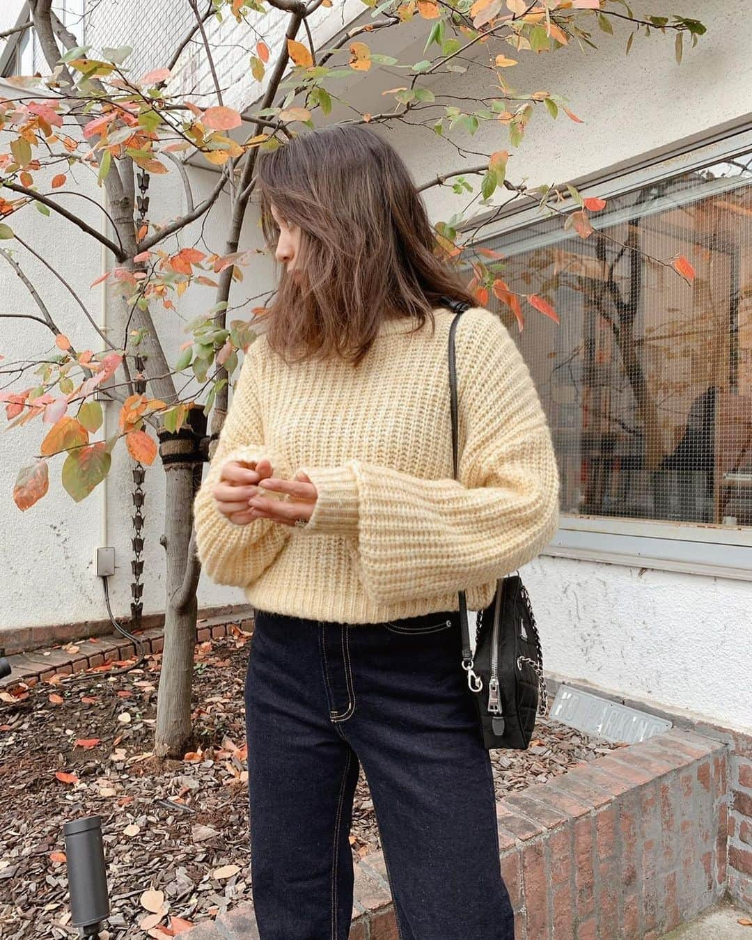 黒木なつみさんのインスタグラム写真 - (黒木なつみInstagram)「﻿ Fall in love 🍊🍂🧡🐣🍠﻿ ﻿ #fashion﻿ #Vicente﻿ #yellow﻿ #sweaters﻿ #💛」11月14日 20時40分 - natsumi0086