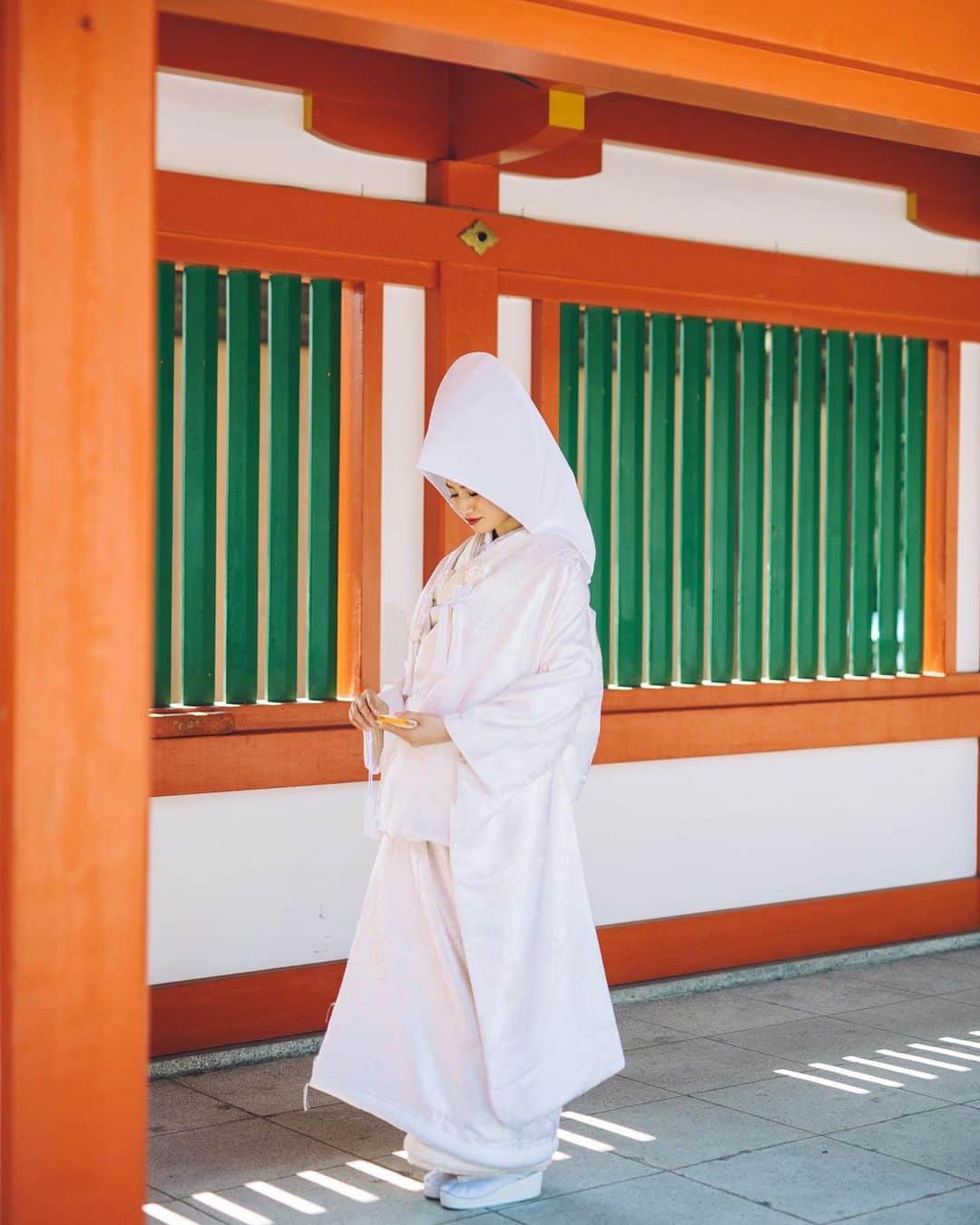 土田瑠美さんのインスタグラム写真 - (土田瑠美Instagram)「白無垢姿美しかったなぁ 綿帽子も素敵 とっても幸せな時間でした♡」11月14日 21時20分 - ru0711