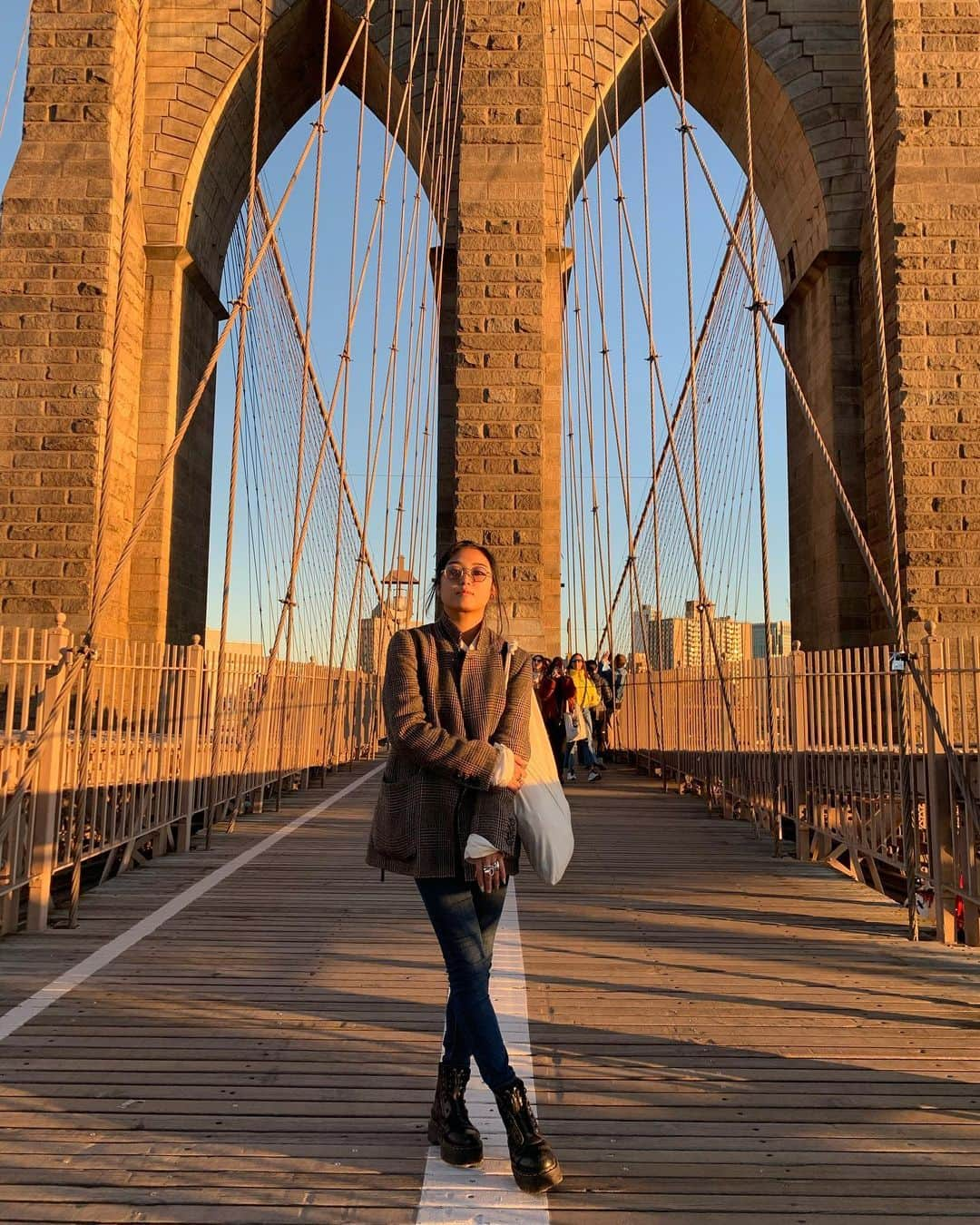 水野絵梨奈さんのインスタグラム写真 - (水野絵梨奈Instagram)「Brooklyn bridge」11月14日 22時34分 - elina_mizuno