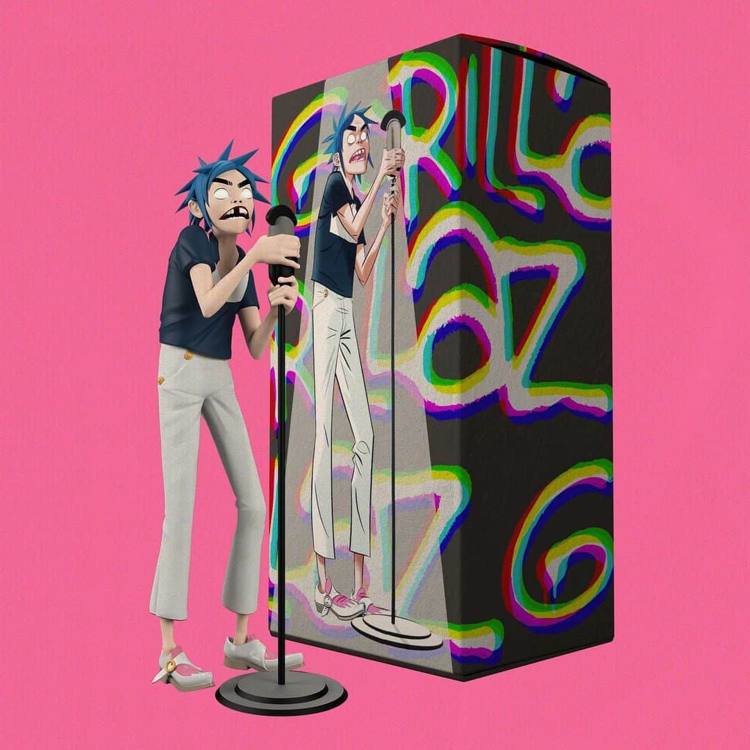 Gorillazさんのインスタグラム写真 - (GorillazInstagram)「“I was out window shopping for the holiday season or something like that, and in one window I saw my reflection. But I looked so much smaller. And it looked like I was singing” - 2D⁣ PRE-ORDER NOW 🎁 gorill.az/2Dtoy」11月15日 1時03分 - gorillaz
