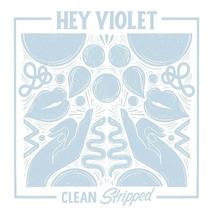 HEY VIOLETのインスタグラム：「go listen now!!! sad boi hours!!! CLEAN STRIPPED IS OUT NOW, BBYS. swipe up on our story!! https://heyviolet.lnk.to/cleanstripped」