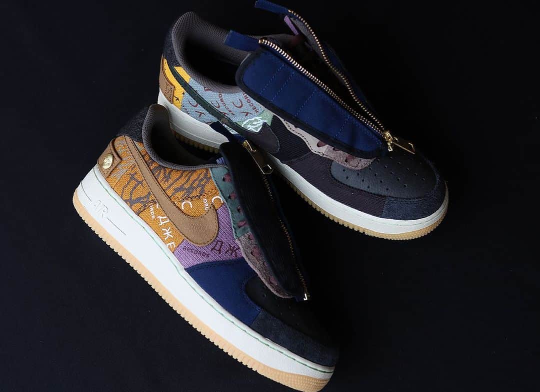 のインスタグラム：「2019 .11 .16 (sat) in store ■NIKE AIR FORCE 1 LOW / CACTUS JACK COLOR : MULTI-COLOR×MUTED BRONZE SIZE : 26.0cm - 29.0cm PRICE : ¥17,500 (+TAX) ・ #a_and_s #NIKE #NIKEAF1 #NIKEAIRFORCE #NIKEAIRFORCE1 #NIKEAIRFORCE1LOWCACTUSJACK #NIKESPORTWEAR #CACTUSJACK #TRAVISSCOTT」