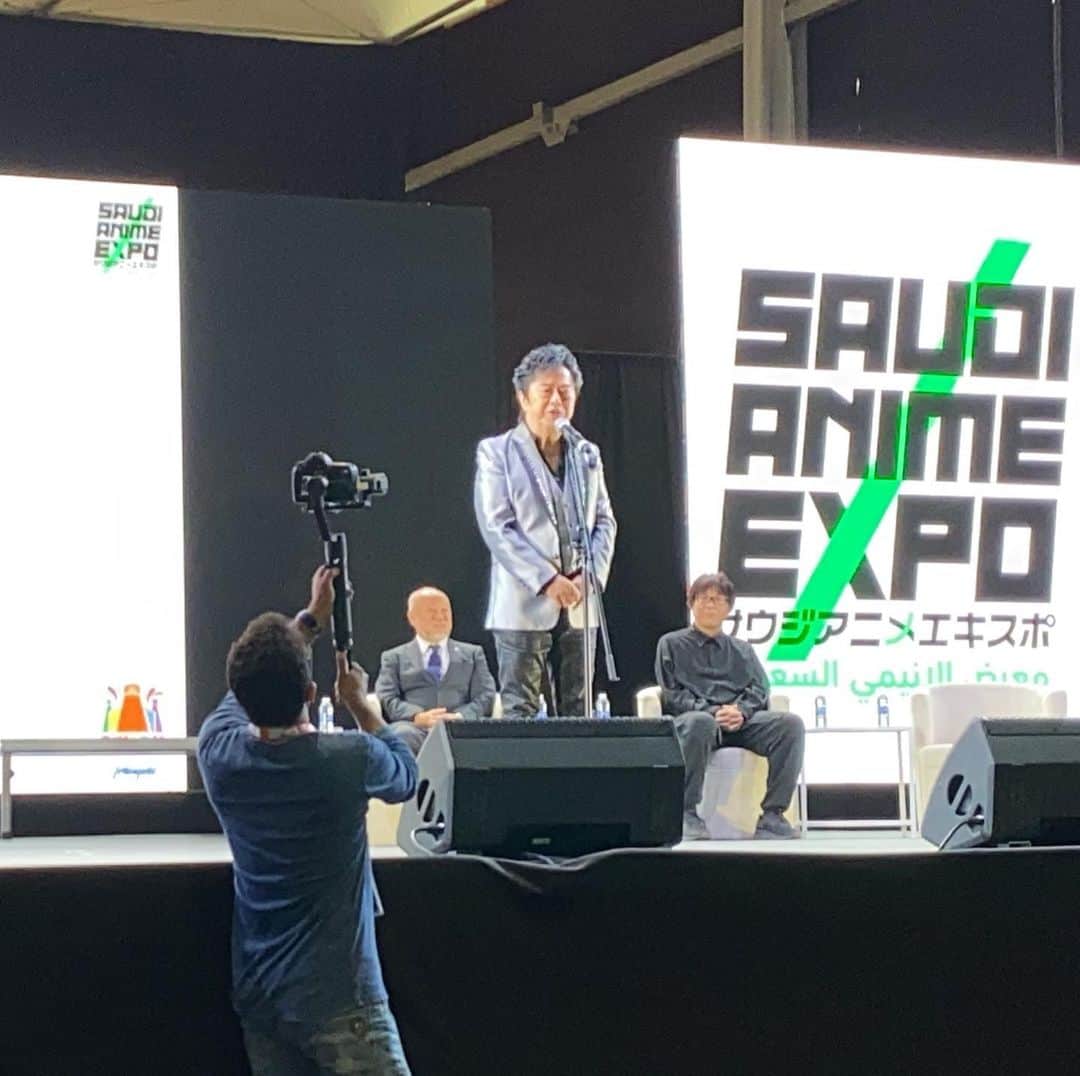 水木一郎さんのインスタグラム写真 - (水木一郎Instagram)「昨日はSaudi Anime EXPO2019のレセプションでした。覚えたばかりのアラビア語を交えての挨拶。我ながら上手く行ったかも？ #saudianimeexp #レセプション #ささきいさお #水木一郎  #ichiromizuki」11月15日 6時48分 - ichiromizuki