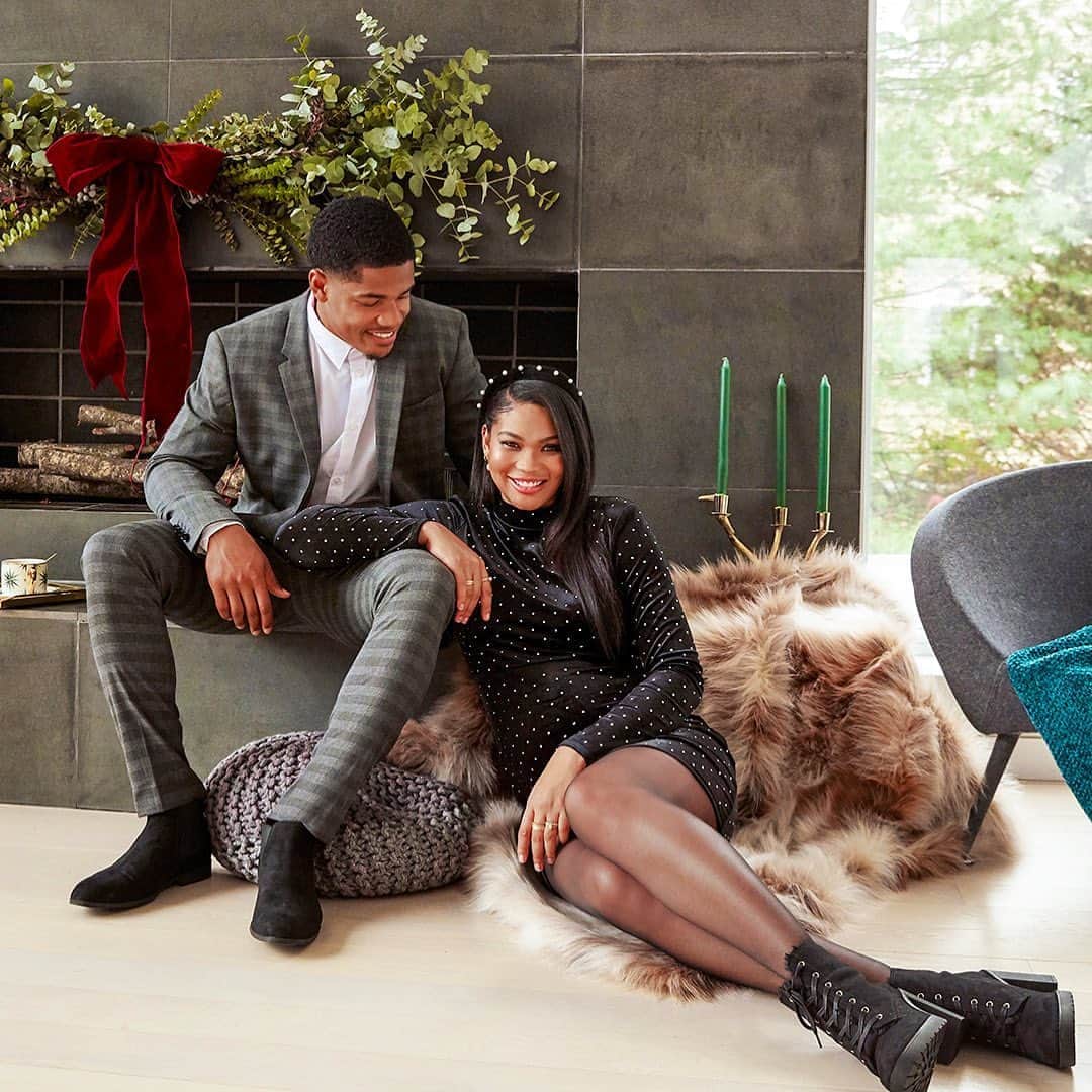 シャネル・イマンのインスタグラム：「Our family is feeling extra festive this holiday season in these new @hm styles! ❄️❤️ #HMxME #MomentsInBetween #ad」