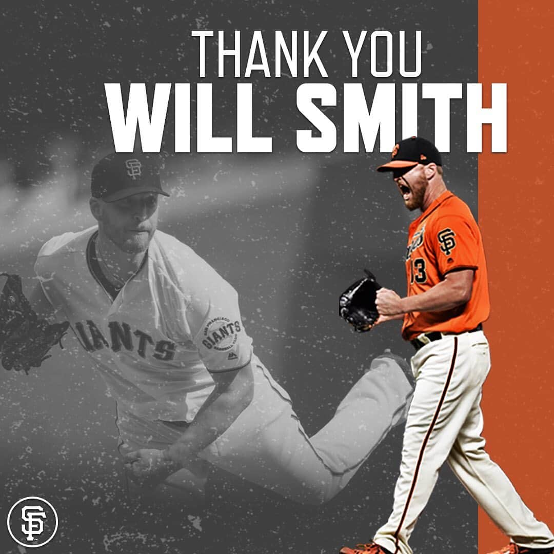 サンフランシスコ・ジャイアンツさんのインスタグラム写真 - (サンフランシスコ・ジャイアンツInstagram)「Thank you for everything, Will! Best of luck to you in Atlanta. #SFGiants」11月15日 8時51分 - sfgiants