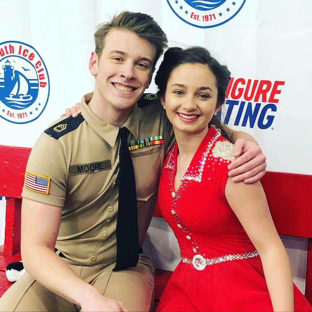 アナスタシア・カヌーシオさんのインスタグラム写真 - (アナスタシア・カヌーシオInstagram)「Congratulations to Charley and Reese for surpassing their personal best scores and qualifying for the National High Performance Developmental Team Camp! Keep up the good work 😊⛸👏🏻 #USICEDANCEFINAL」11月15日 9時51分 - stasiarose