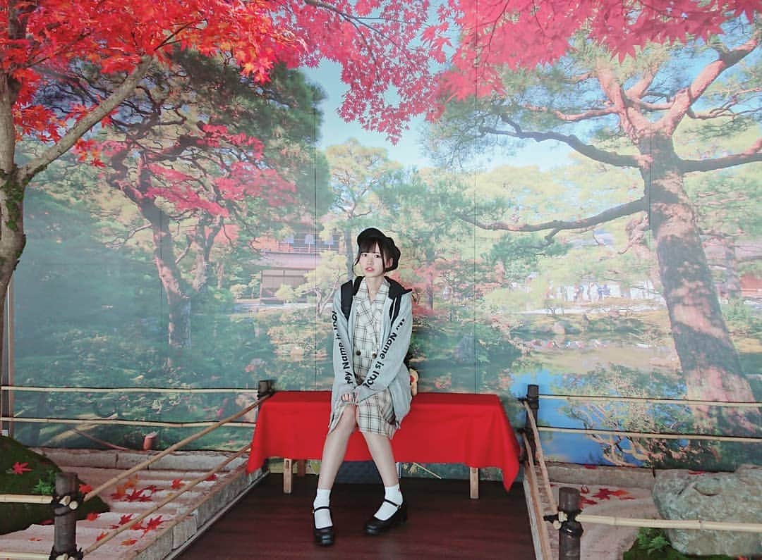 空野青空のインスタグラム：「. . Good-bye Japan🇯🇵 台湾に今行くよ〜の図( •ꙍ•́ ) 台湾戦士のみんな、まっててね♡♡ . . そして、日本からゆくみんなもお気をつけて🙆🏻👌✨ 台湾で会おうっ👏 . . . #台湾旅行 #青猫台湾旅行 #台北 #成田空港 #日本 #Japan #taipei #taiwan #japaneseidol #紅葉 #台湾遠征 #aonyan #aoneko #あおにゃん #空野青空 #幸薄顔ちゃん #初号機ボディ」