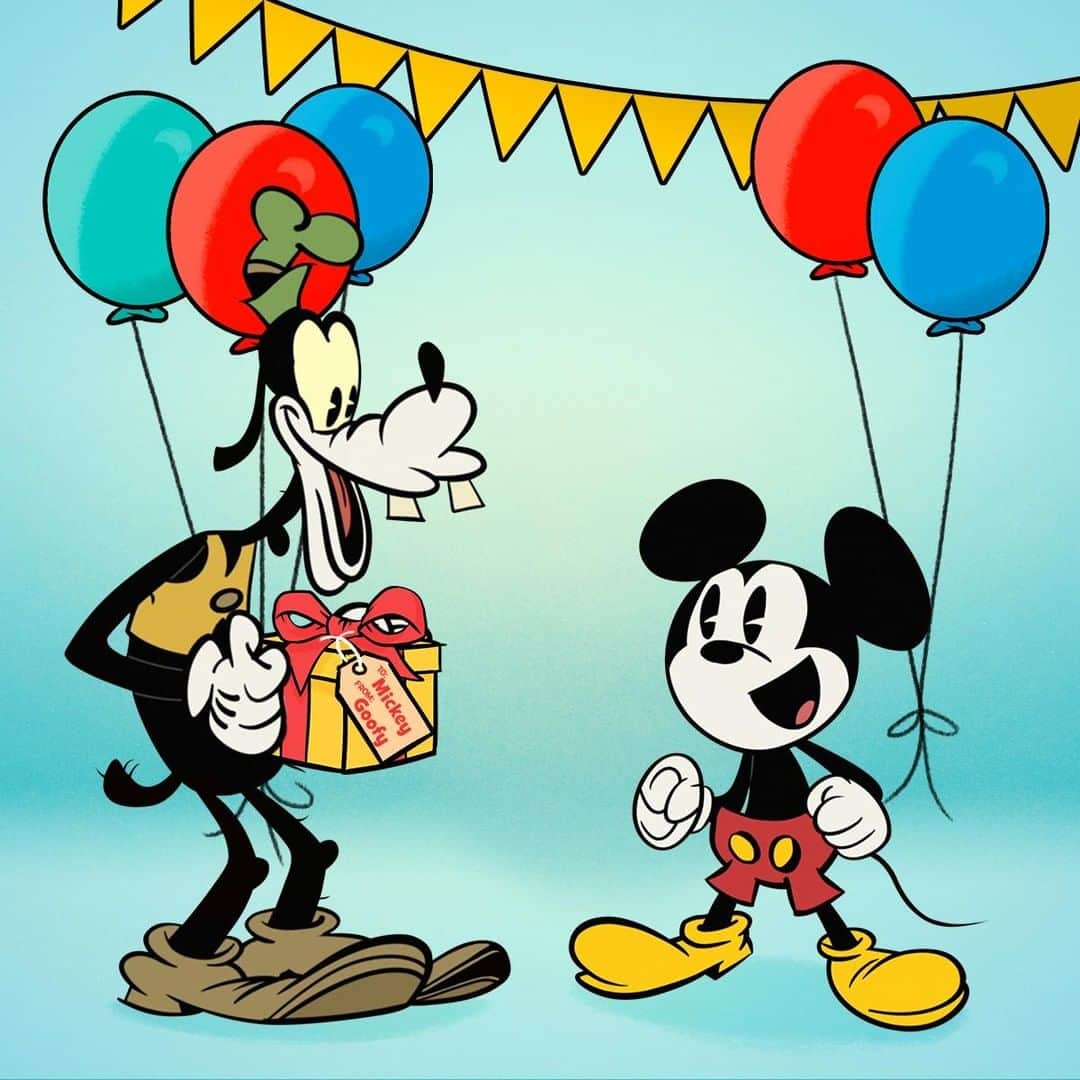 ミッキーマウスさんのインスタグラム写真 - (ミッキーマウスInstagram)「An early gift from Goofy! 🎁 Who's your #1 party pal?」11月16日 0時00分 - mickeymouse