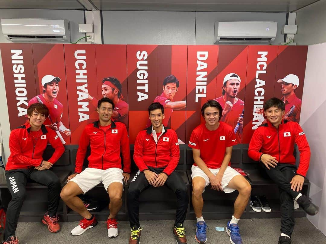 西岡良仁さんのインスタグラム写真 - (西岡良仁Instagram)「We are here!!!!! #teamjapan #deviscup」11月15日 23時04分 - yoshihito0927